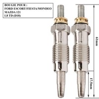2 GlüHkerzen Newparts Aluminium M12X125 FüR 1.8 D TD Ford Mazda Motor