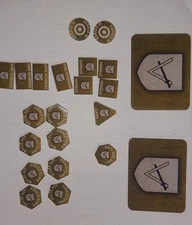 Flames of War 277. Volksgrenadierdivision Tokens & Objectives FOW GSO916