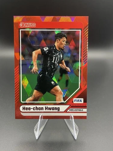 2024 Panini Donruss Soccer Red Cubic Hee-chan Hwang #48