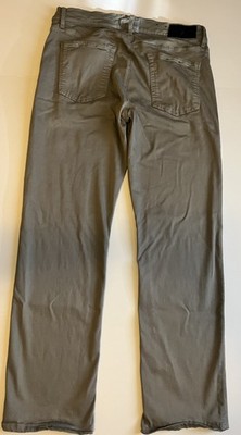 7 For All Mankind Luxe Performance Men's 34 Chino Pants Olive