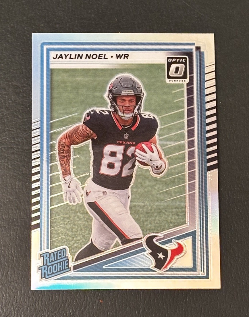 2025 Donruss Optic Preview Jaylin Noel Rated Rookie Holo SP #324 Houston Texans