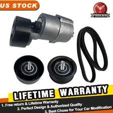 V-Belt and Tensioner and Idler Pulley Kit for Hyundai Tucson Kia Optima 11-14