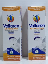 2  Arthritis Pain Reliever Gels - 3.53 oz / 100 g - OTC - 7/27