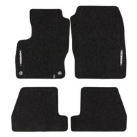 Velours FußMatten FüR Ford Focus Mk3 2010-19 Autoteppich Automatten Schwarz 4Tlg