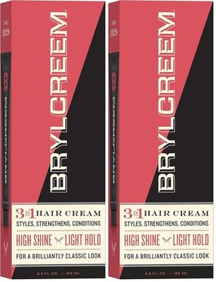 2 Pack Brylcreem Original 3 in 1 Hair Groom 5.5 fl oz (162 ml) Fast Shipping