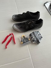 shimano rc7 shoe along with bike parts lot - used