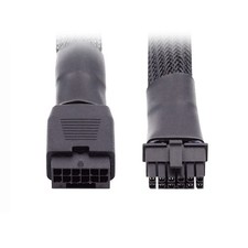 12VHPWR ATX3.0 PCI-E 5.0 Power Modular Cable Male to Female Extension 17cm Co...