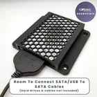 2.5" SSD / HDD Wall Mount Bracket – Single or Dual – UK Made – Fixings Included