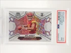 JAYDEN DANIELS 2024 MOSAIC NFL DEBUT ROOKIE WHITE SPARKLE RC PSA 9 Q2010