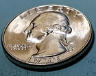 🟅 BU 1955 90% Silver Wash. 25¢ - 71-Year-Old Coin