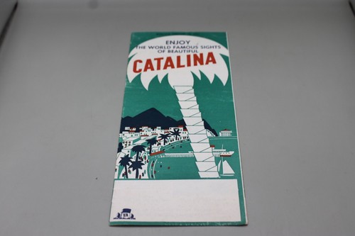 Catalina Island Travel brochure California Vintage
