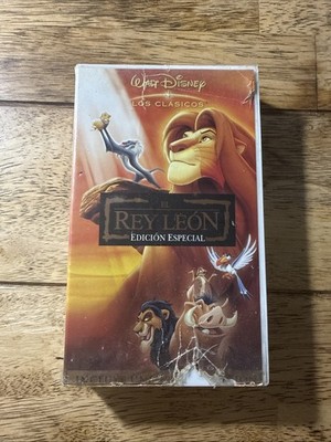 El Rey Leon The Lion King Edición Especial VHS Tape Disney Spanish