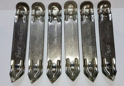Pabst Blue Ribbon PBR Church Key Bottle Can Openers Lot of 6 NOS Vintage