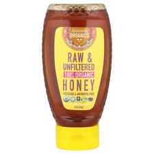 100 Organic Honey, Raw  Unfiltered, 16 oz 454 g 