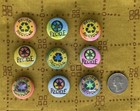 Lot Of 9 ♻️ Handmade 1 Inch Recycle Pin Buttons Stamped Colored Pencil Pinbacks — photo 2
