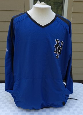 90s MLB METS ナイロンジャケット Majestic XL MLB New York Mets Majestic Windbreaker Jacket Men's SZ: XL Blue
