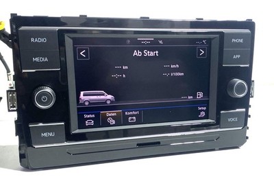 VW T6.1  TRANSPORTER CALIFORNIA Monitor Multimedia Bildschirm CARPLAY app RADIO.