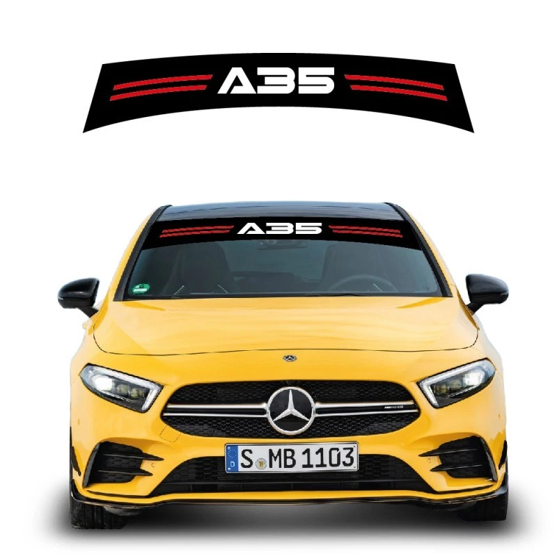 Adesivo Per Parabrezza Camion Mercedes &ndash; Decalcomania Vetro Autocarro &ndash; Personalizzabile