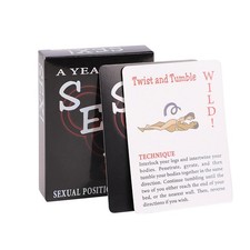 Jeux de Cartes Jeu Lot de 50 Cartes Cadeau pour Les Couples Cartes Magie Poker