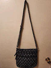 Vera Bradley Triple Zip Crossbody Bag Retired Marrakesh Motifs Retired Pattern