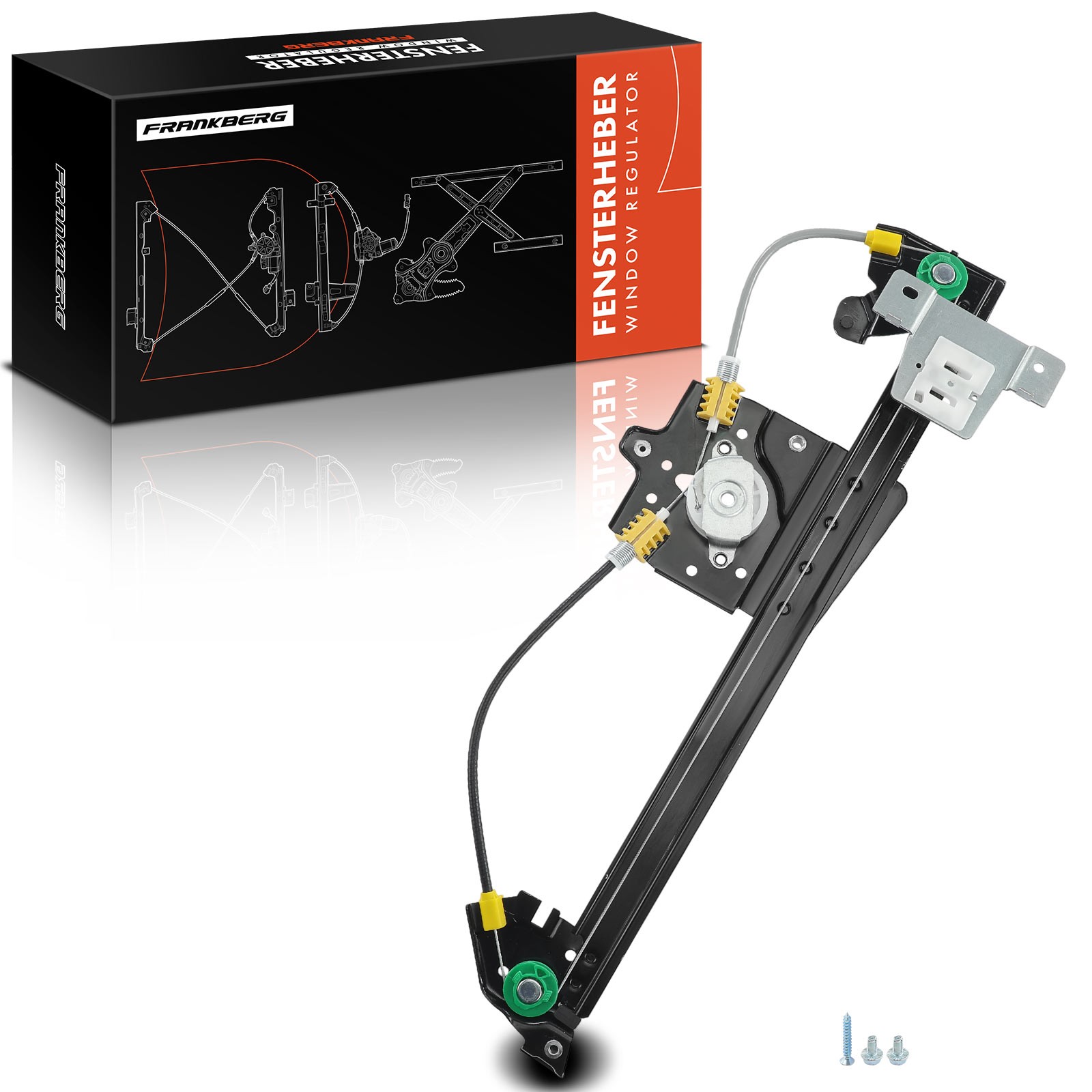 FRANKBERG Power Electric Window Regulator Without Motor for Front Left