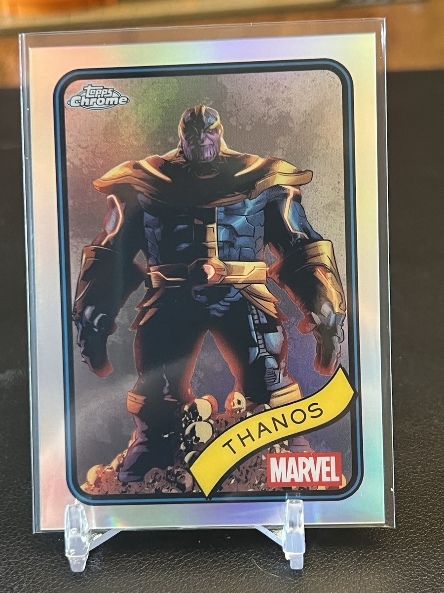 2025 Topps Chrome Marvel #158 Thanos — front
