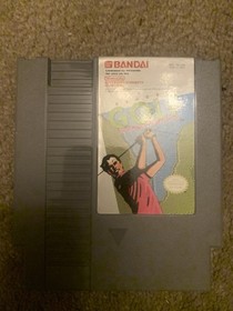 NES Bandai Golf Challenge Pebble Beach Nintendo Authentic Cartridge+Manual