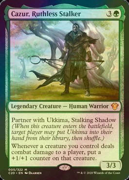 MTG Cazur, Ruthless Stalker C20 FOIL English