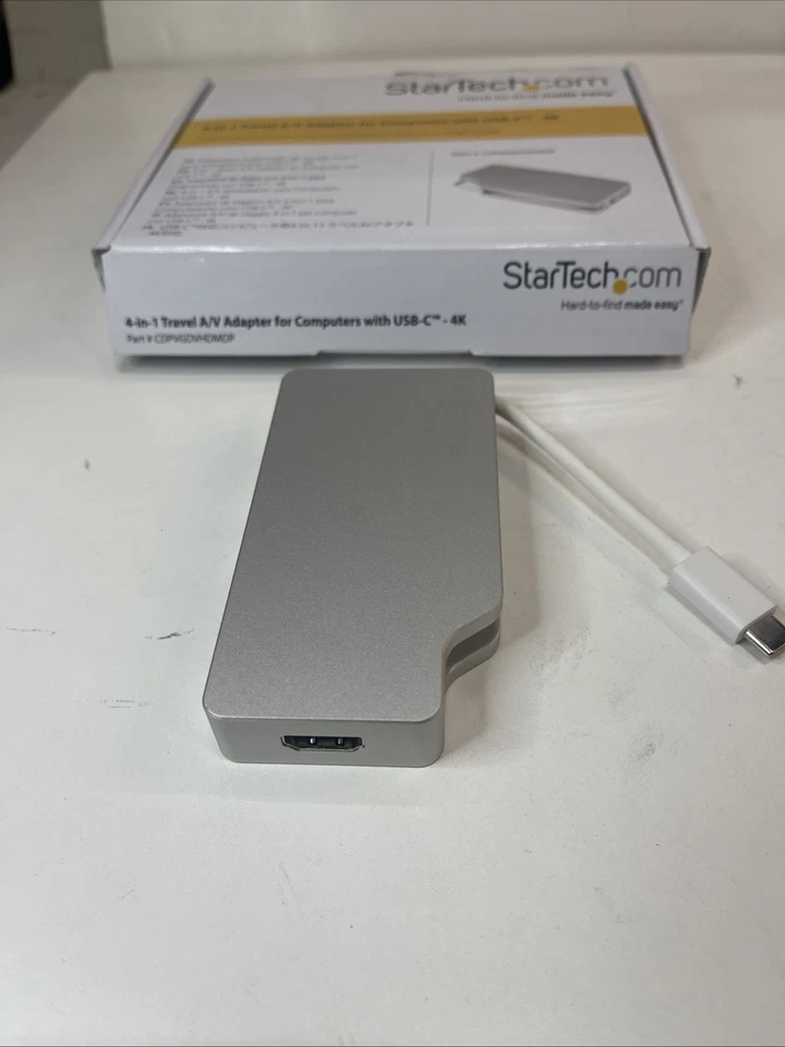 STARTECH 4IN1 USB C VIDEO ADAPTER SPACE GRAY 4K 60HZ PART#CDPVDHDMDP2G - Image 2 of 4