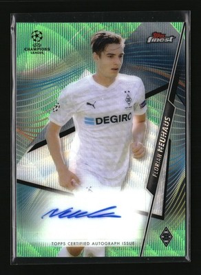 2020 Finest Champions Auto Neon Green Refractor Florian Neuhaus Auto 54/99