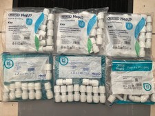 Hep2o pipe fittings -  50 x 15mm straight couplers + 5 x 15 mm spigot elbows