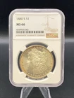 1880-S $1 Morgan Dollar 90% Silver NGC MS66 San Francisco Early US Coin