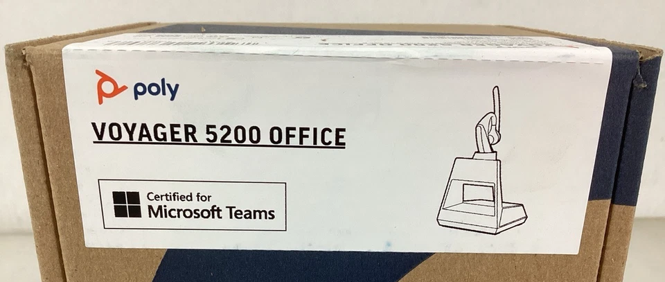 Poly Voyager 5200-M Office Headset + Base, Microsoft Teams Certified 7S3Y4AA#ABA - Image 3 of 4