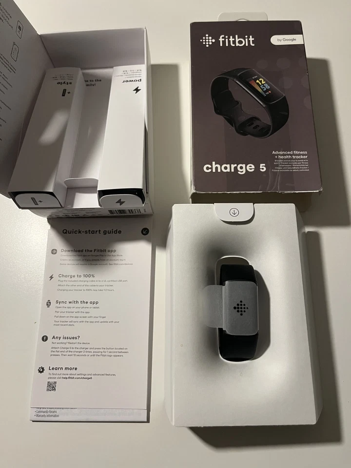 Google Fitbit Charge 5 Aktivitätstracker Android Fitness Uhr Smartwatch OVP - Bild 2 von 4