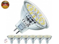 Eacll GU5.3 Led Kaltweiss 6W Ersetzt 50W Halogen MR16 GlüHbirne, 6Er-Pack, 595