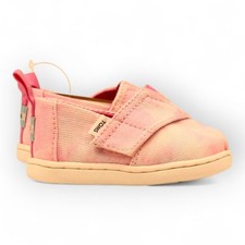 Toms Toddlers Girl Alpargata Slip On Loafers Shoes Size T4