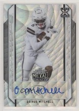 2021 Leaf Metal Draft Silver Wave 24/75 Osirus Mitchell #BA-OM1 Auto 4z8