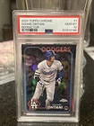 SHOHEI OHTANI 2024 Topps Chrome #1 Refractor GEM MT PSA 10 Dodgers