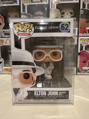 Funko Pop! Rocks Elton John Greatest Hits #62 Vaulted Mint w/ Protector 😎