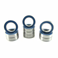 TRB RC 10x15x4mm Precision Ball Bearings ABEC 3 Rubber Sealed BLU (10)