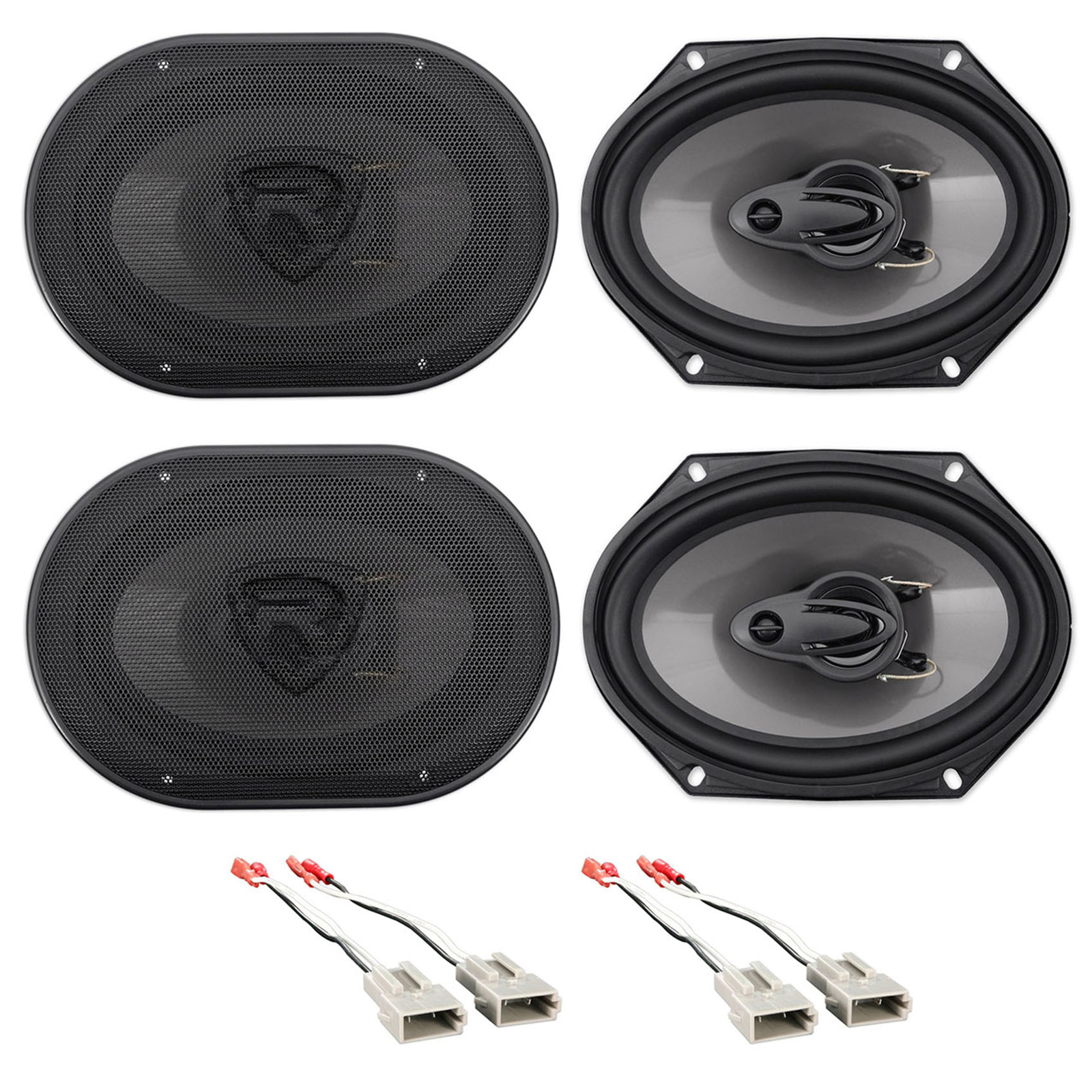 Заводской комплект для замены передних и задних динамиков Rockville 6x8 для Mazda MX6 93-97 15290₽