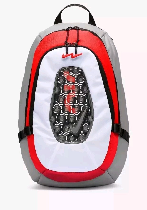 Nike Air Max Bubble Backpack Grey White Infrared Swoosh Retro