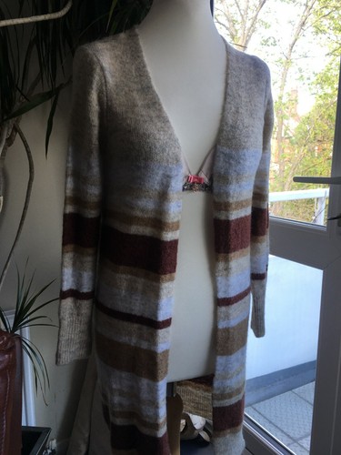 ONLY Damen Strickjacke Creme/Braun Größe EU XS - Bild 3 von 6