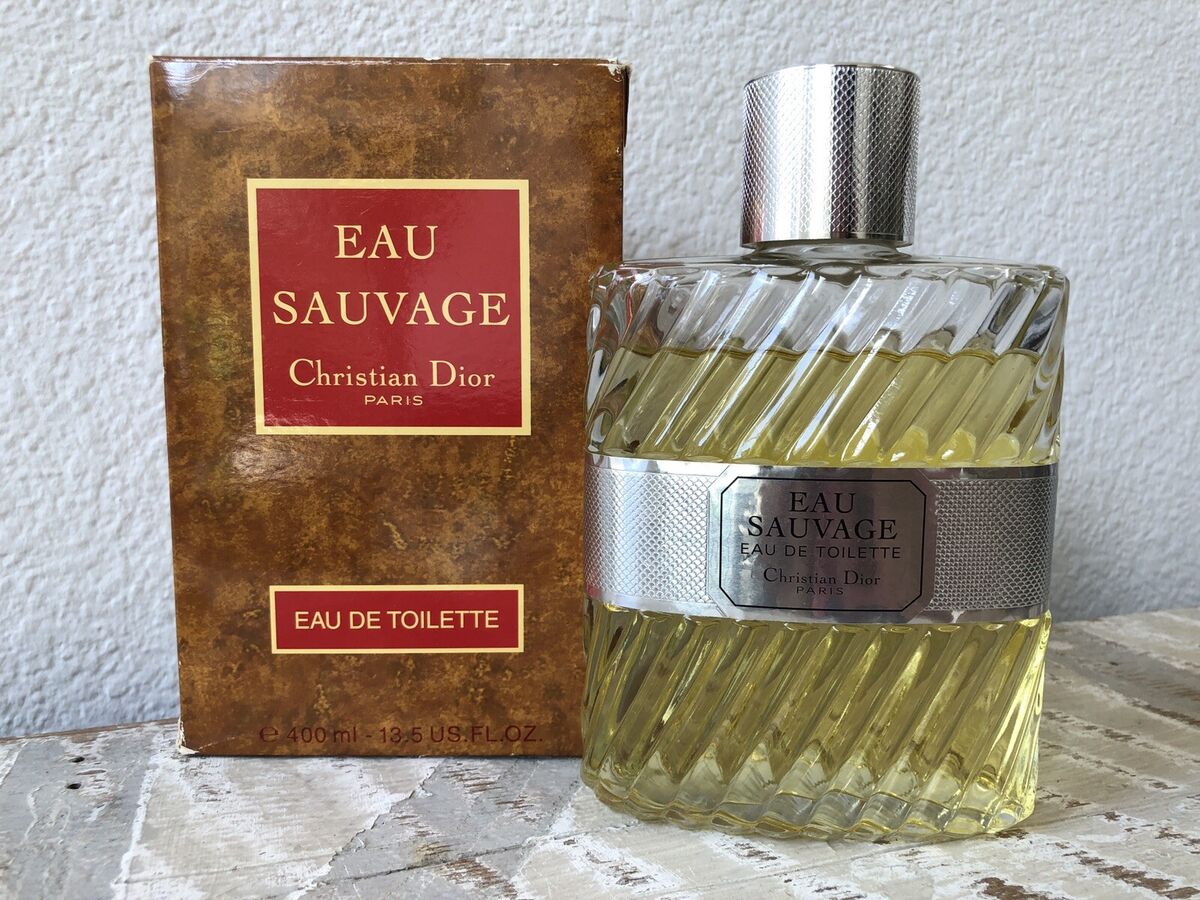 HUGE Vintage Eau Sauvage 13.5oz / 400ml Edt Toilette Splash HUGE Vintage Eau Sauvage 13.5oz / 400ml Edt Toilette Splash