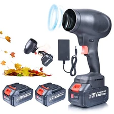Cordless Dry Blower Small Leaf Blower 130000RPM with 2 Batteries for car Indoor