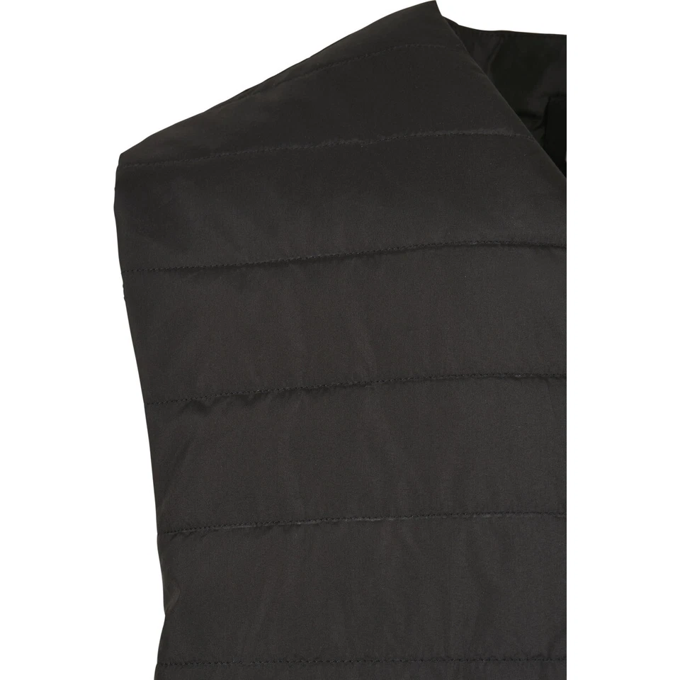 Urban Classics Padded Gilet Vest Winter Quilted Vest Button Row Basic Every Day - Image 4 of 4