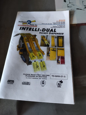 benchmark dual ticket mech arcade manual #1536