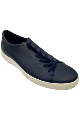 ECCO Men's Soft 7 City Tie Sneaker Night Sky Nubuck | eBay