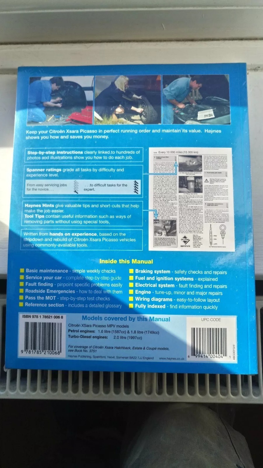 Haynes 3944 CITROEN XSARA Picasso 2000 to 2002 Petrol & Diesel Workshop  Manual for sale online | eBay
