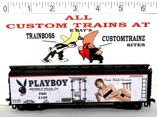HO SCALE CUSTOM LETTERED CENSORED PB REEFER LOT 2109 🐰🐰🐇🐇 - 第 1/9 張圖片